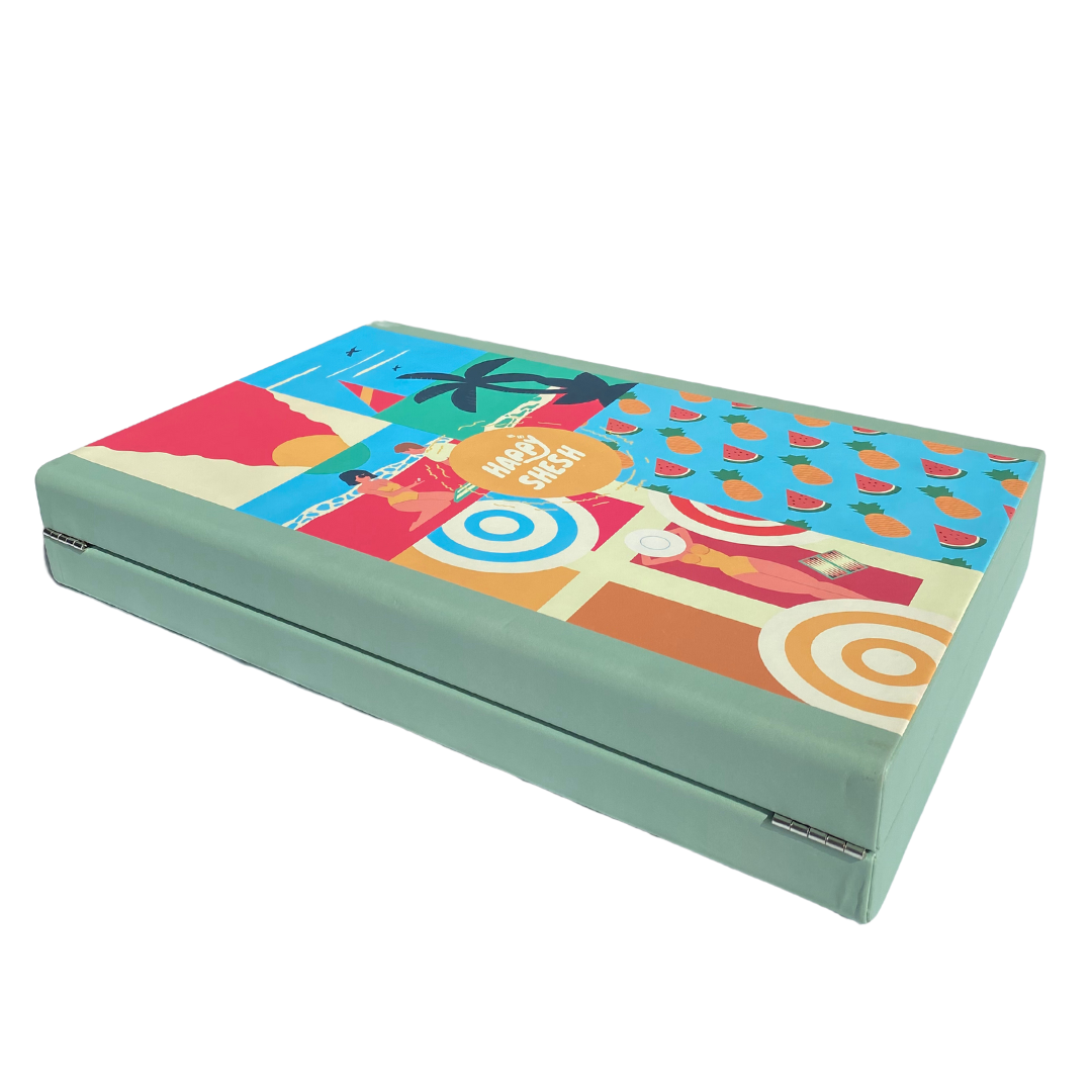 Happy Summer Backgammon Set