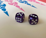 Happy White-Purple Dice