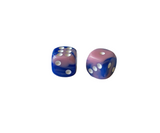 Happy Blue-Pink Dice