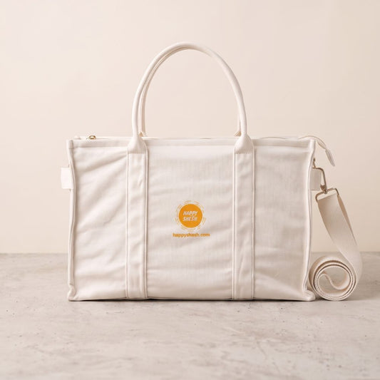 Happy White Bag