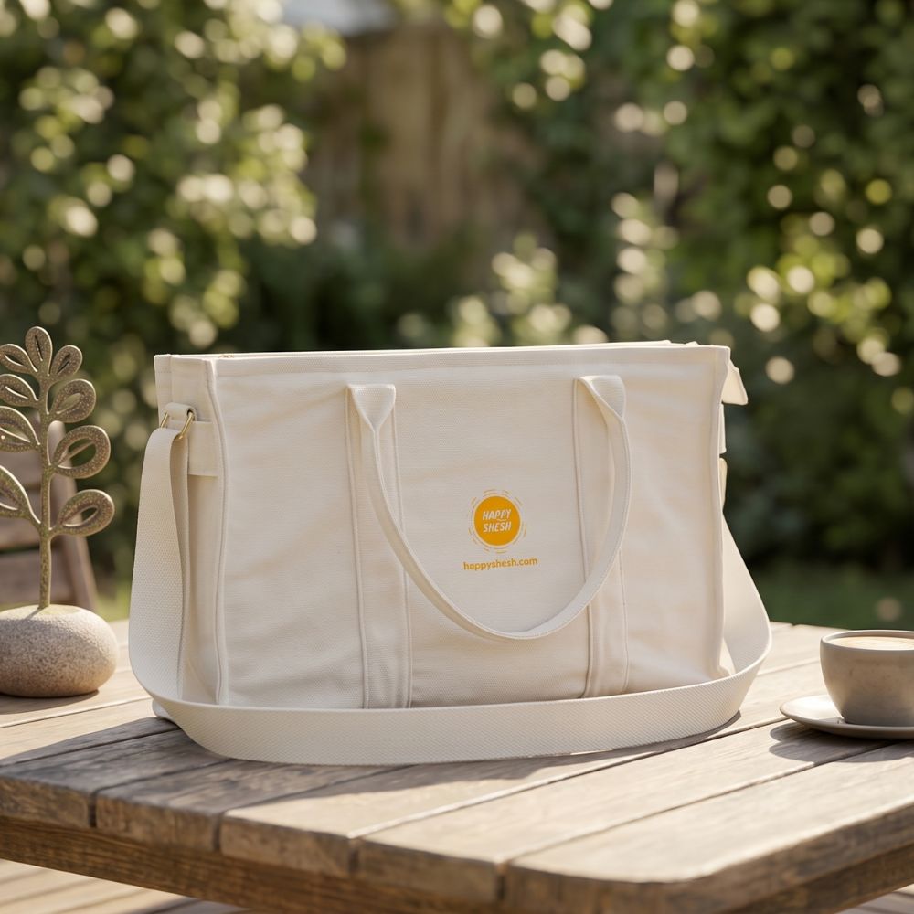 Happy White Bag