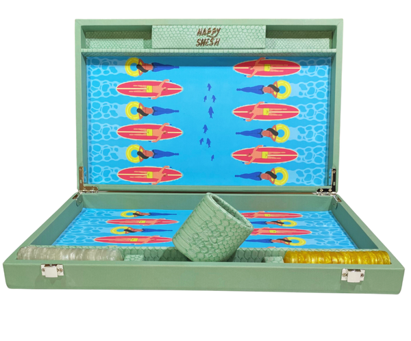Happy Summer Backgammon Set