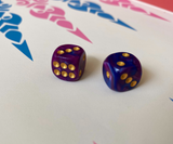 HappyPurple-Blue Dice