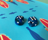 Happy Blue Shade Dice